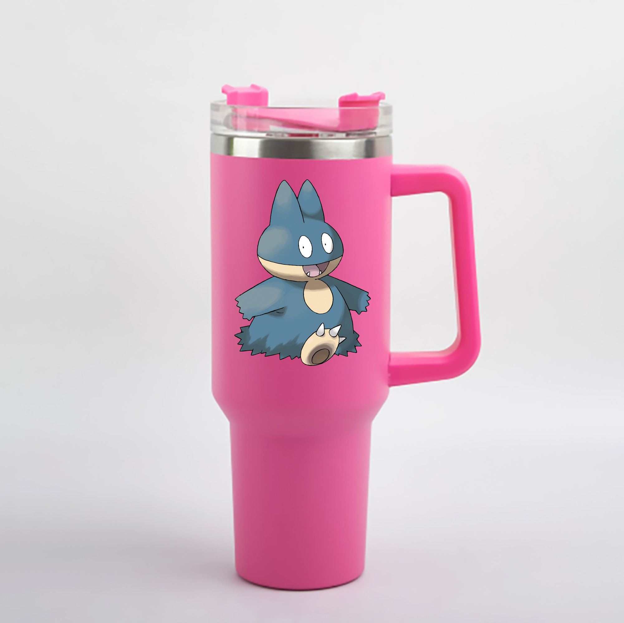 （画像用） ポケットモンスター Pokémon 1200mL車用タンブラー - クリスタルステッカー（プラスチックストロー付き）